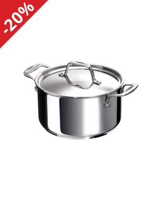 Oala cu capac, inox, 1.7 L, 16 cm, Chef - BEKA
